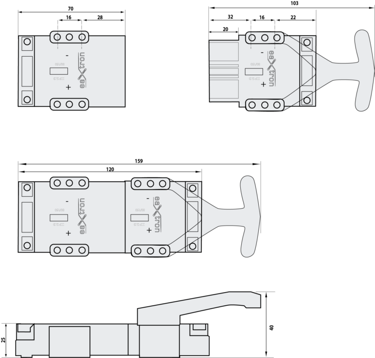 Schéma compact 80A